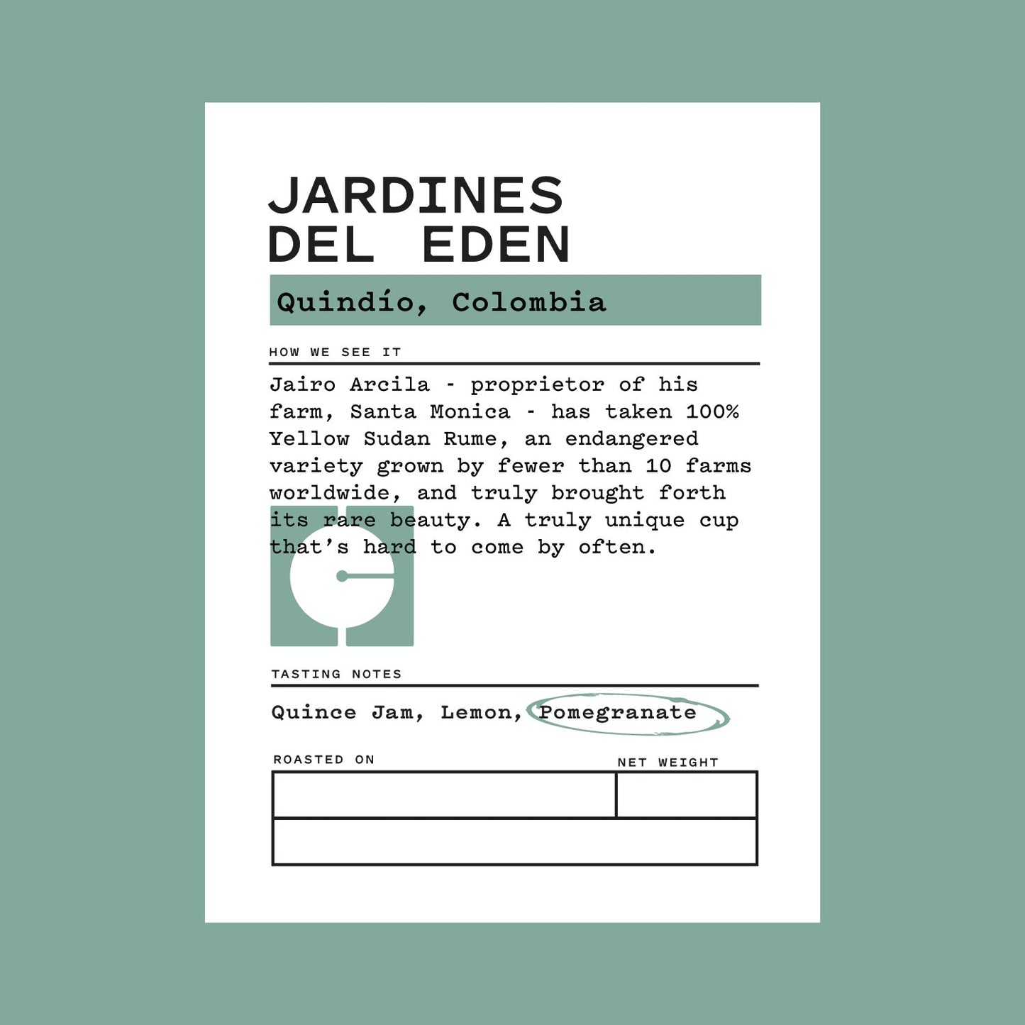 Extremely Limited - Colombia - Jardines Del Eden