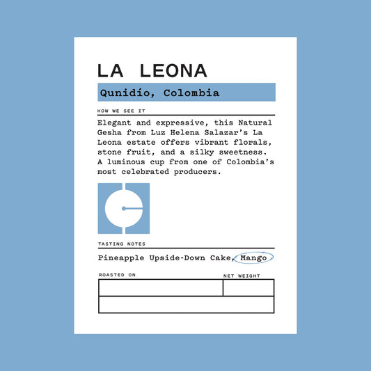 Extremely Limited - Colombia - La Leona Natural