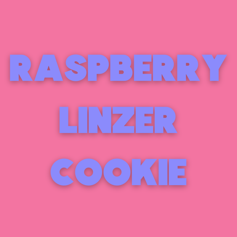 Raspberry Linzer Cookie – 1lb Bag